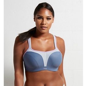 Panache 5021 High Impact Underwired Sport BraGrey Blue 38G UK/USA